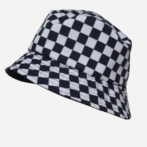 Checkered bucket hat Rave Festival Cosplay